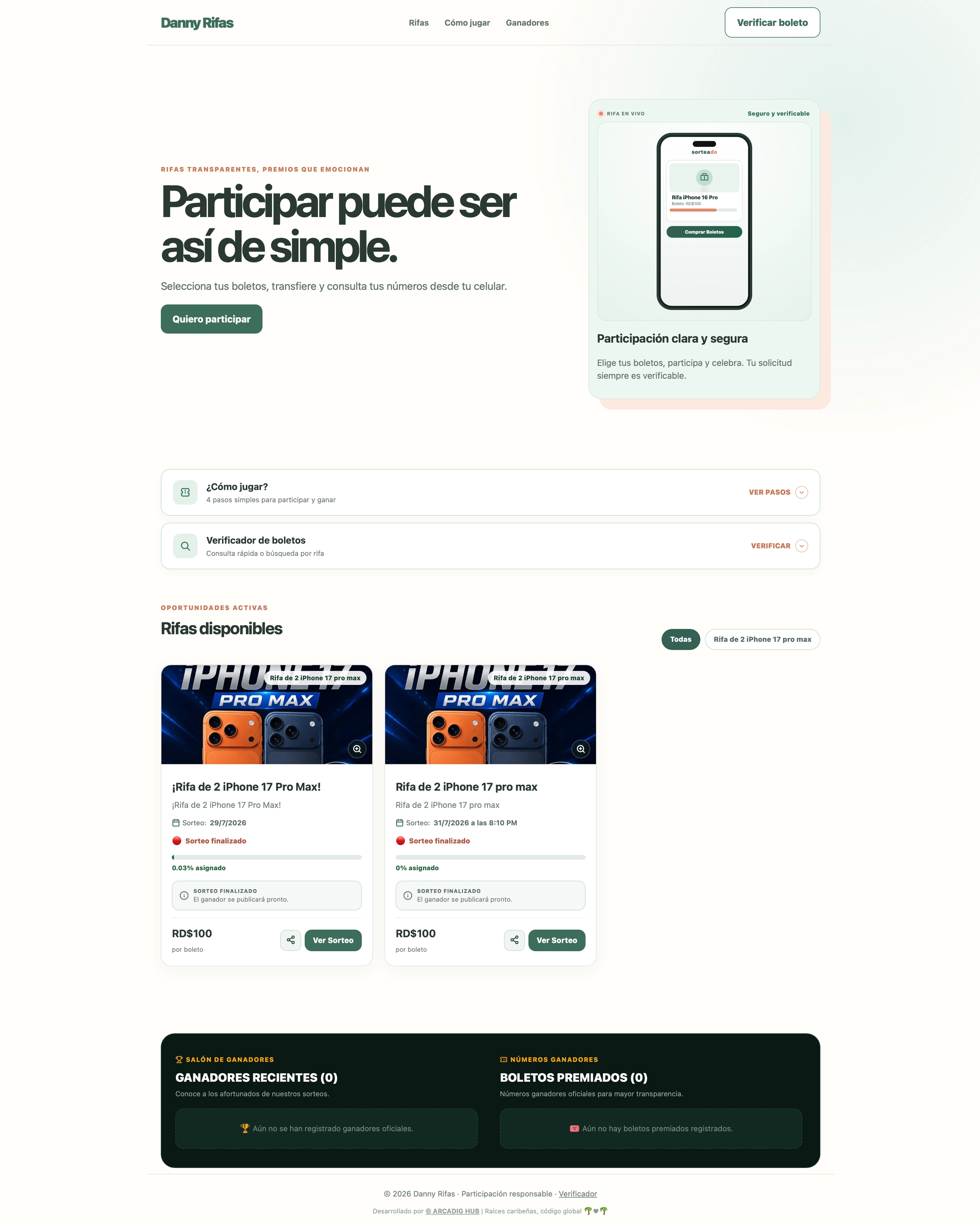 Sorteado / Dani Rifas